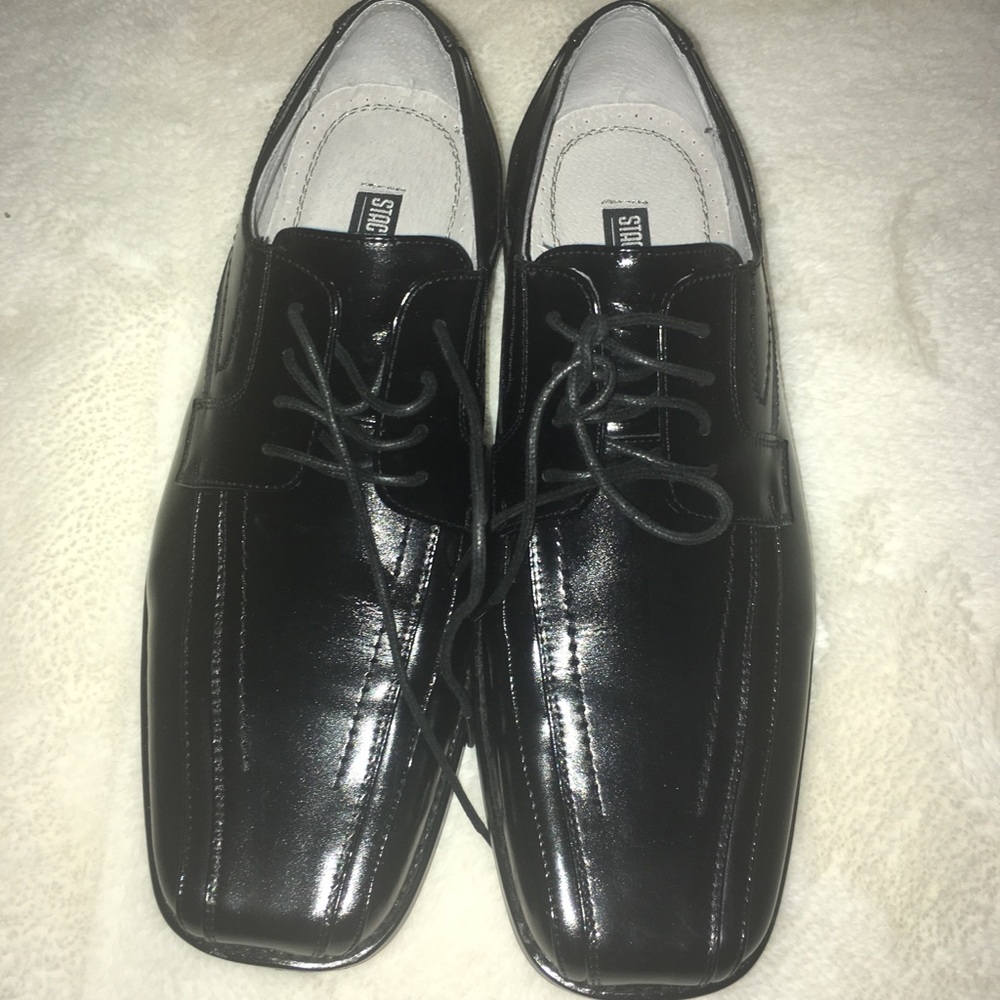 Stacy Adams Black Dress Shoes